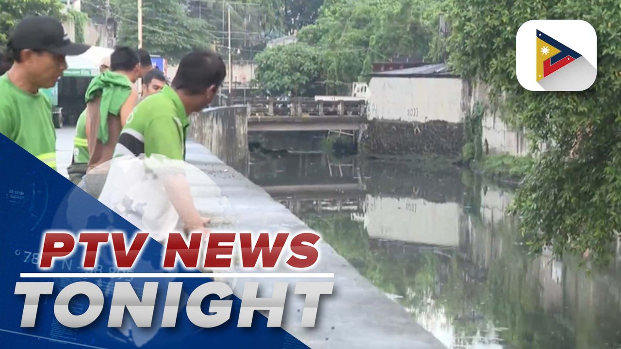 MMDA, DPWH, LGU officials inspect Tartar Creek in Las Piñas after a month of cleanup ops