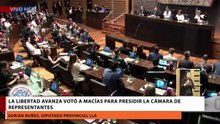 La Libertad Avanza votó a Macías para presidir la Cámara de Representantes.mp4
