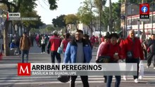 Peregrinos comienzan a llegar a la Basílica de Guadalupe