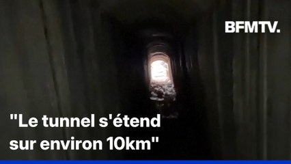 Des journalistes ont pu pénétrer dans les tunnels de Rafah