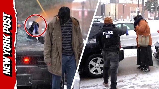 ICE agents pepper-spray protesters blocking deportation operation in Somali community