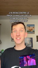 J’AI RENCONTRÉ LE PROF D’ANGLAIS | STAR ACADEMY 2025 ⭐️