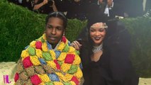 Rihanna & A$AP Rocky Attend The Met Gala Fashionably Late