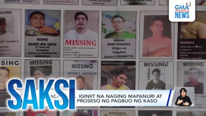 Magkapatid na Julie at Ellakim Patidongan, tinanggap na bilang state witness sa kaso ng mga nawawalang sabungero | Saksi