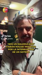 Polémica viral: Fabián Mazzei se enojó y le puso los puntos al notero de LAM: "No lo voy a permitir". Miralo.