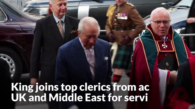 King joins top clerics from across UK and Middle East for Advent service