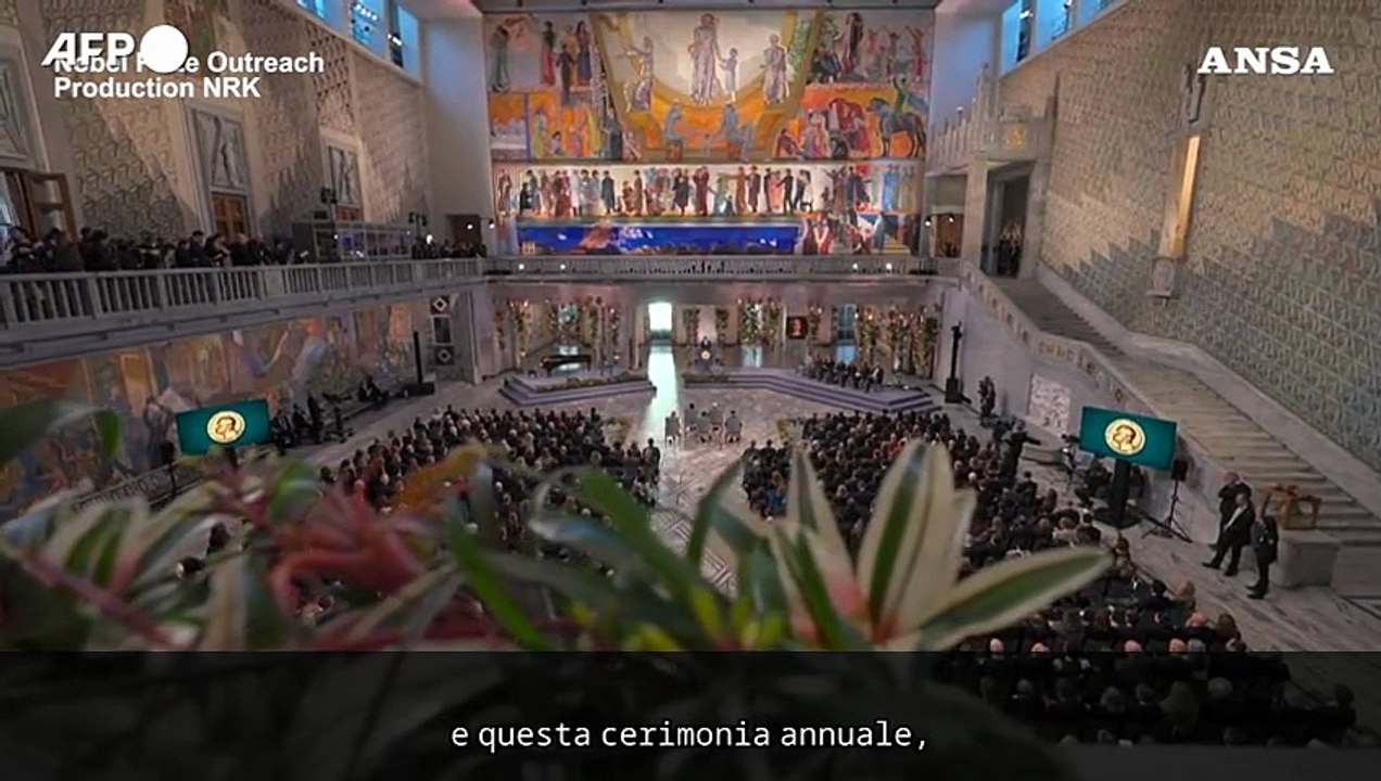 Premio Nobel per la pace Machado: "Dobbiamo essere disposti a lottare per la liberta'"