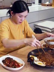 Beef Sirloin Jjapaguri Mukbang #Mukbang #ASMR #KoreanNoodles