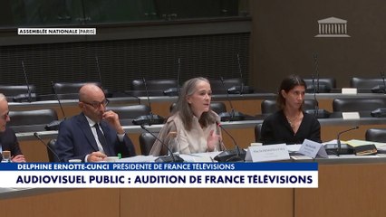 Delphine Ernotte répond à la commission d'enquête sur les «frais de réception» pendant le Covid