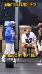 Do you remember your first time？🤭#anatoly #fitness #gym