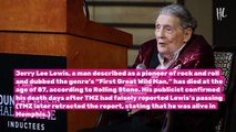 Jerry Lee Lewis Dead At 87
