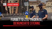 Furbetto Ztl Tridente, denunciato 37enne