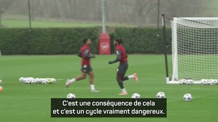 Arsenal - Arteta sur les blessures à répétition : "C'est un cercle vicieux très dangereux"