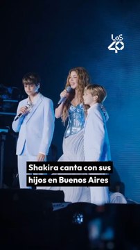 Los hijos de Piqué y Shakira asombran al mundo cantando con su madre en Buenos Aires
