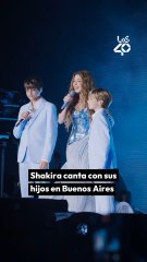 Los hijos de Piqué y Shakira asombran al mundo cantando con su madre en Buenos Aires