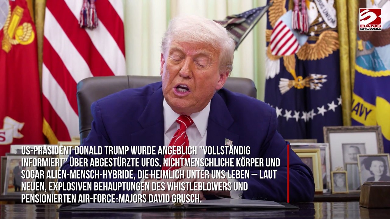 UFO-Whistleblower: Donald Trump 'vollständig informiert' über Alien-Mensch-Hybride auf der Erde