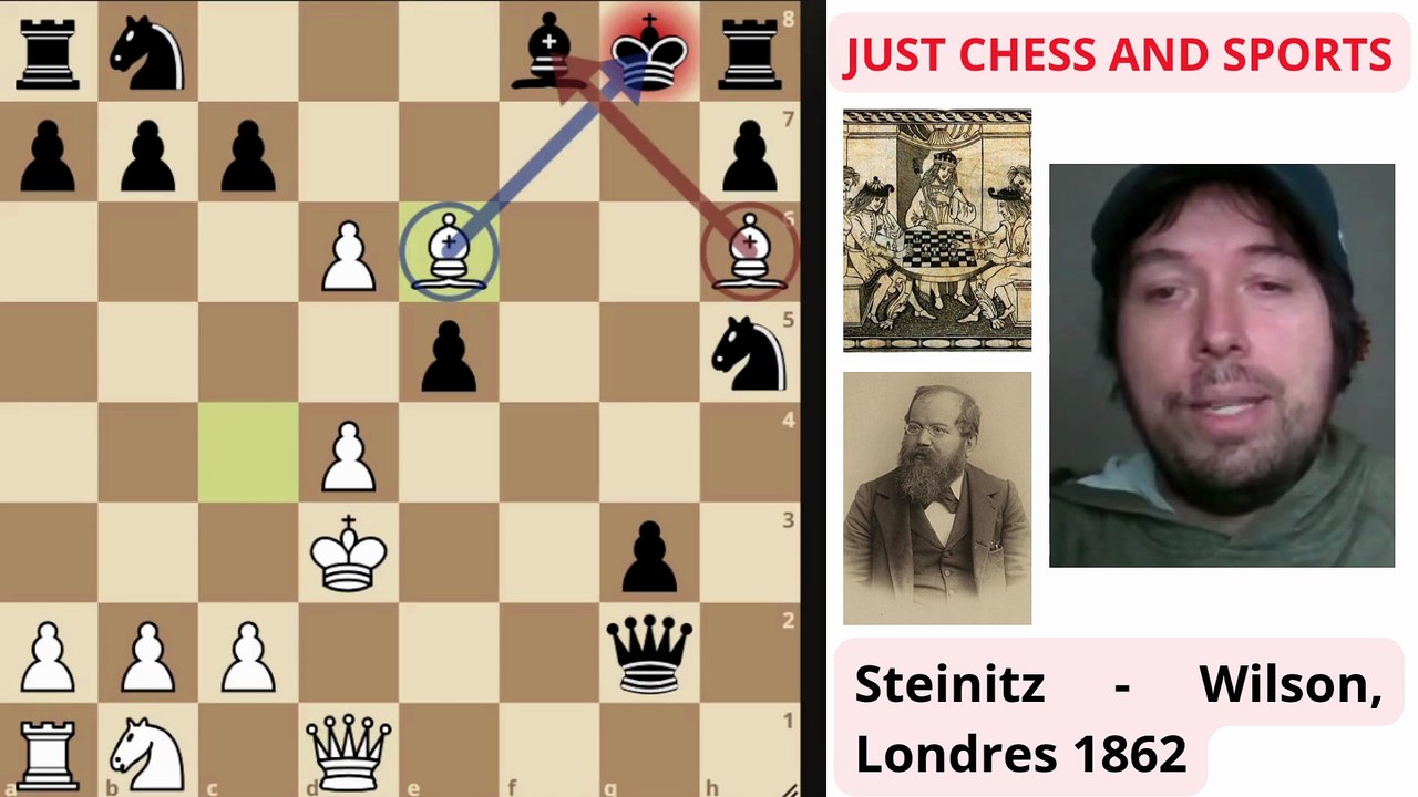 Wilhelm Steinitz ganando con tacticas (1)