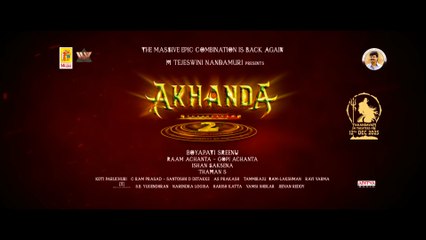 AKHANDA 2 GRAND RELEASE TEASER (TELUGU) ｜ Nandamuri Balakrishna ｜ Boyapati Sreenu ｜ Thaman S