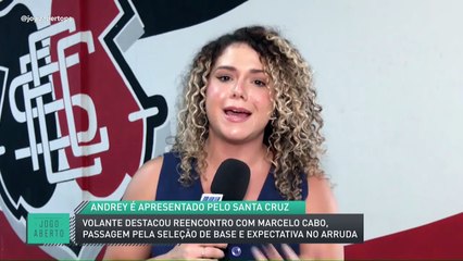 Volante destacou reencontro com Marcelo Cabo, passagem pela seleção de base e expectativa no Arruda