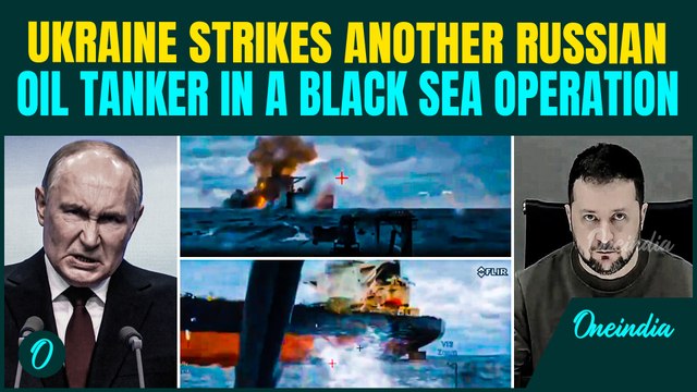 BREAKING: Ukraine’s Sea Baby Drones DESTROY Russia's Dashan Oil Tanker In Secret Black Sea Operation