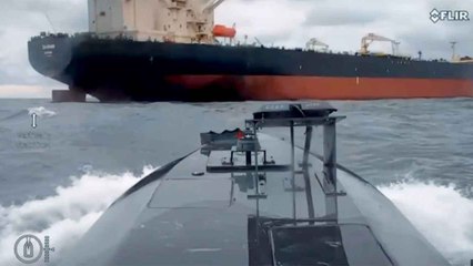 SBU Sea Baby naval drones strike Russian “shadow fleet” tanker in the Black Sea