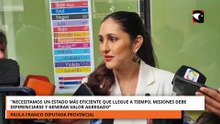 Paula Franco llamó a “trabajar juntos, con respeto y responsabilidad,”