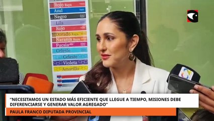 Paula Franco llamó a “trabajar juntos, con respeto y responsabilidad,”