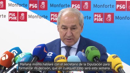 Tomé dimite como presidente de la Diputación de Lugo tras las denuncias por acoso