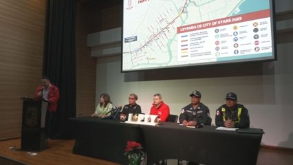 Todo listo para el desfile navideño 2025