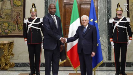 Mattarella riceve il presidente del Mozambico "Grande collaborazione e amicizia"