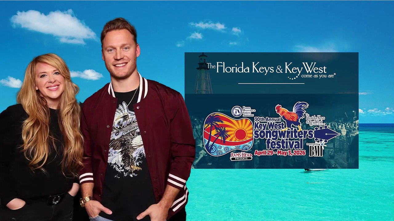 Rob + Holly with Nadine from The Key West Songwriters Festival