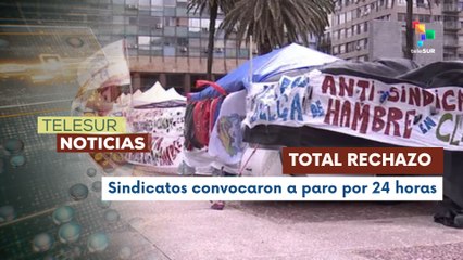 Huelga de hambre en rechazo a despidos masivos en Uruguay