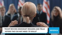 Trump Revives Immigrant Remarks And Tells Voters They Do Not Need “37 Dolls”