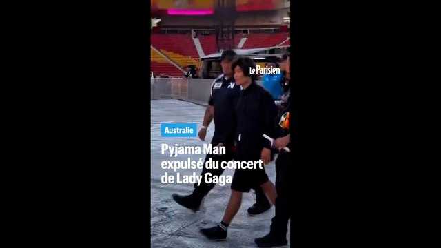 Pyjama Man expulsé d'un concert de Lady Gaga
