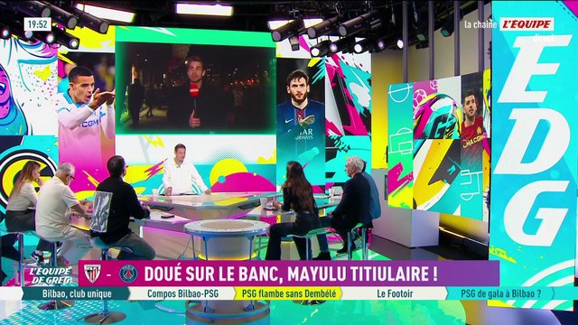 Le PSG avec Senny Mayulu en pointe plutôt que Lee Kang-in contre l'Athletic Bilbao - Foot - Ligue des champions