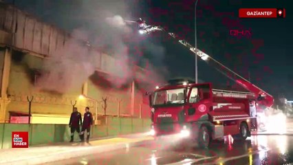 Gaziantep’te ambalaj fabrikasında yangın
