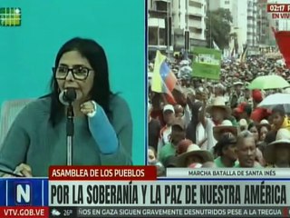 Vicepresidenta Rodríguez: No estamos dispuesto a sucumbir, nosotros vamos a batallar