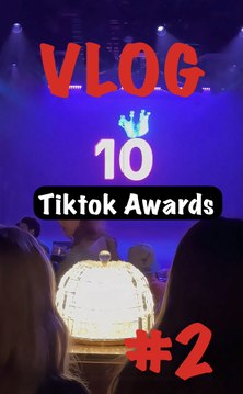 VLOG Tiktok Awards #2 - Suite de Paris et début de la cérémonie ! #tiktok #tiktokawards #exclu #ceremonie #2025