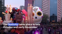Mexico City holds its Day of the Dead parade _ AFP