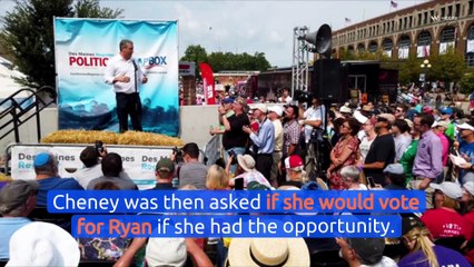 Liz Cheney Backs Democrat Tim Ryan