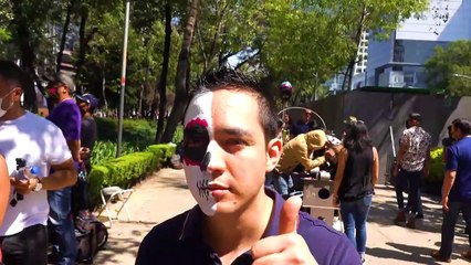 DAY OF THE DEAD PARADE in Mexico City, Mexico