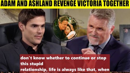 CBS Y&R Spoilers Adam secretly cooperates with Ashland, revealing Victoria's secret of betrayal