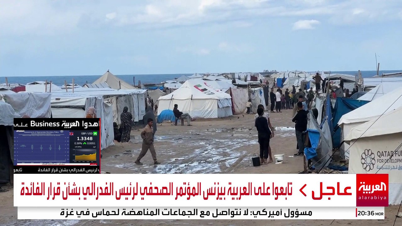 منخفض جوي يغرق خيام النازحين في غزة.. السيول تفاقم المعاناة