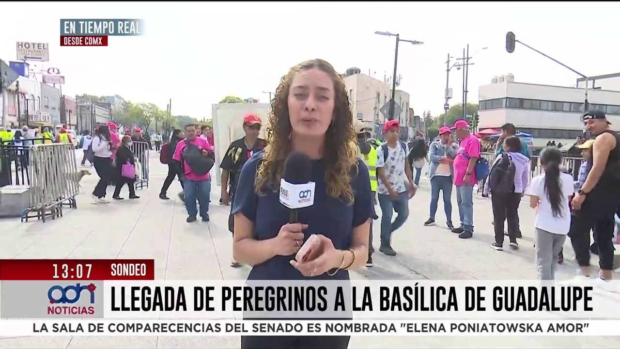 Peregrinos abarrotan la Basílica de Guadalupe hacia un 2025 que prevé más de 13 millones de visitas