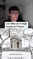 Les villes où il neigele plus en France ❄️ #neige #classement #quizz