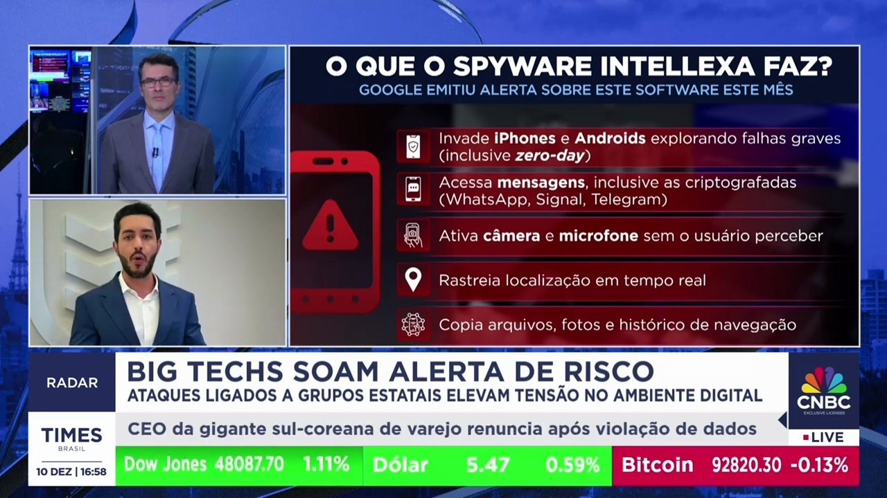 Apple e Google em alerta: ataques cibernéticos atingem autoridades no mundo; entenda