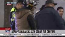 Atropellan a ciclista en Eje Central Lázaro Cárdenas; Iba rumbo a la Basílica de Guadalupe