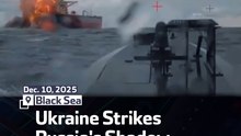 Ukraine Strikes Russia's Shadow Fleet Tanker