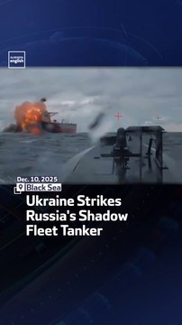 Ukraine Strikes Russia's Shadow Fleet Tanker
