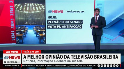 APÓS APROVAÇÃO NA CÂMARA, SENADO DEVE VOTAR PL DA DOSIMETRIA NA PRÓXIMA SEMANA | 3 EM 1 - 10/12/25